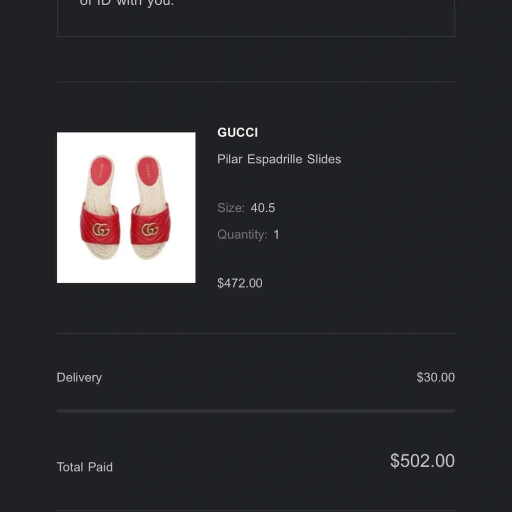 Gucci Red Leather GG Marmont Raffia Slides – Size 40.5 (FITS LIKE US 9) - Picture 2 of 11